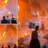 fire break wedding lagos