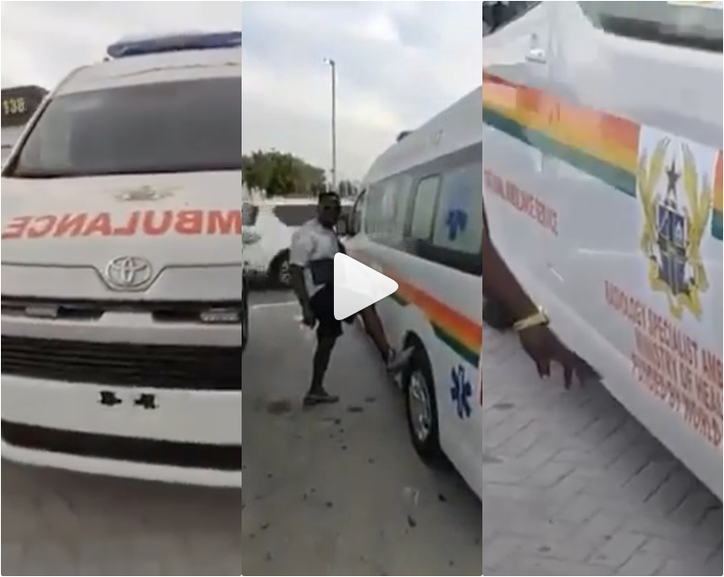 ghana ambulance found in dubai