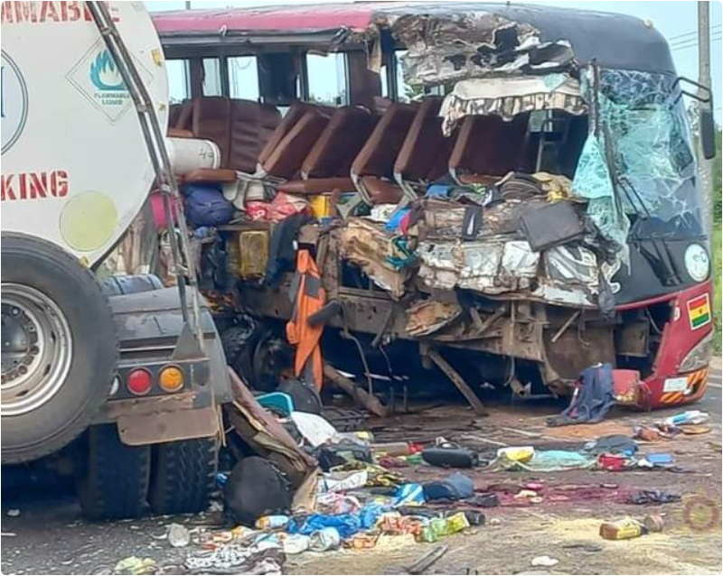 accident on Accra-Cape Coast highway