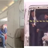 passenger opens plane door mid-flight