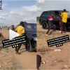 Man Smashes Range Rover Windscreen