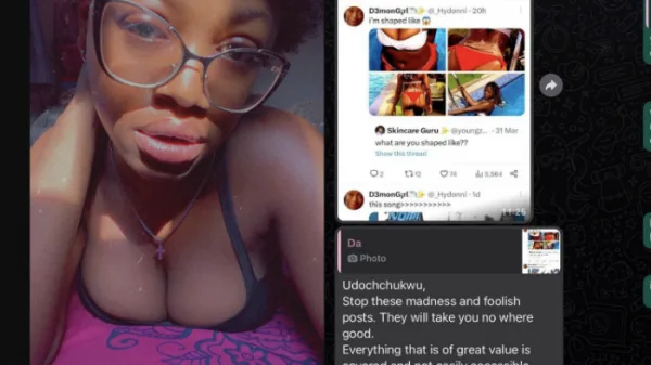 lady calls out father online criticism