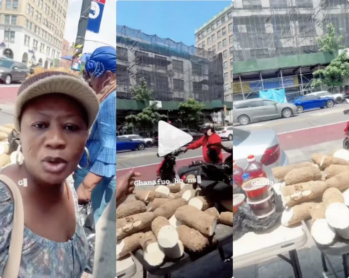 Ghanaian woman selling street bronx new york