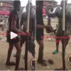 Military officer slaps boy for wearing camouflage shorts video