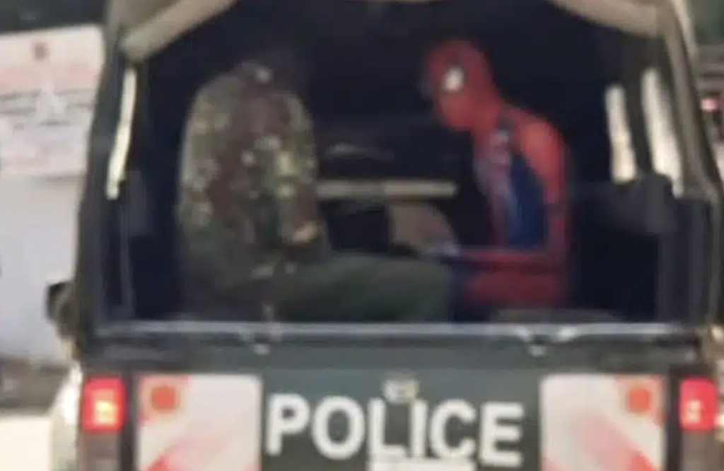 spider-man arrested kenya