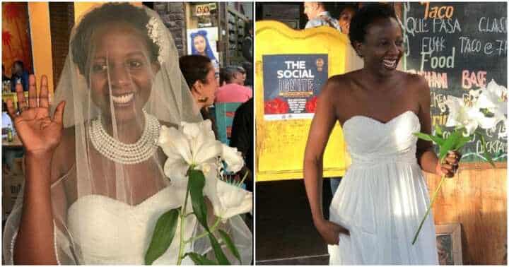 student marries herself