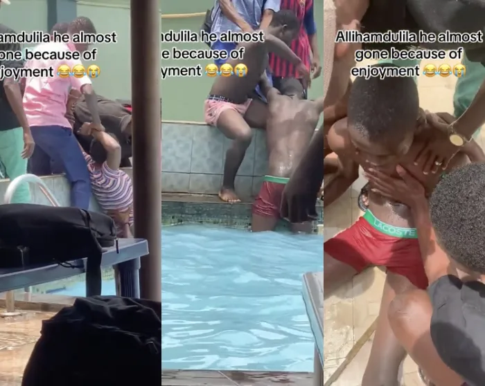 Girl and Her Man Drowns in Pool