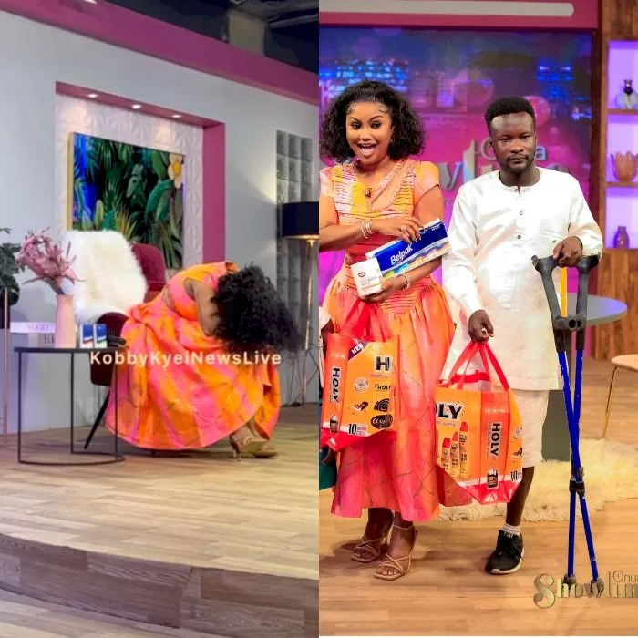 Nana Ama McBrown crying