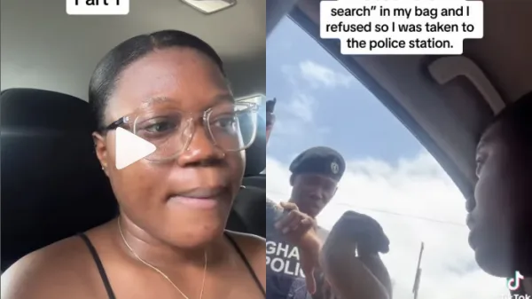 lady denied police search bag