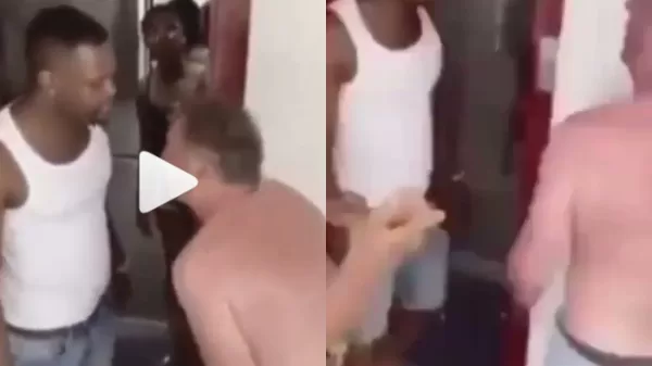 Nigerian Man Catches White man