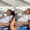 Pregnant Woman Water Breaks On Airplane