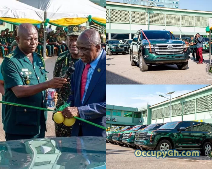 Ghana Immigration Service receives car government