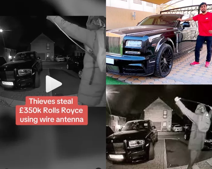 Car thieves steal Rolls Royce