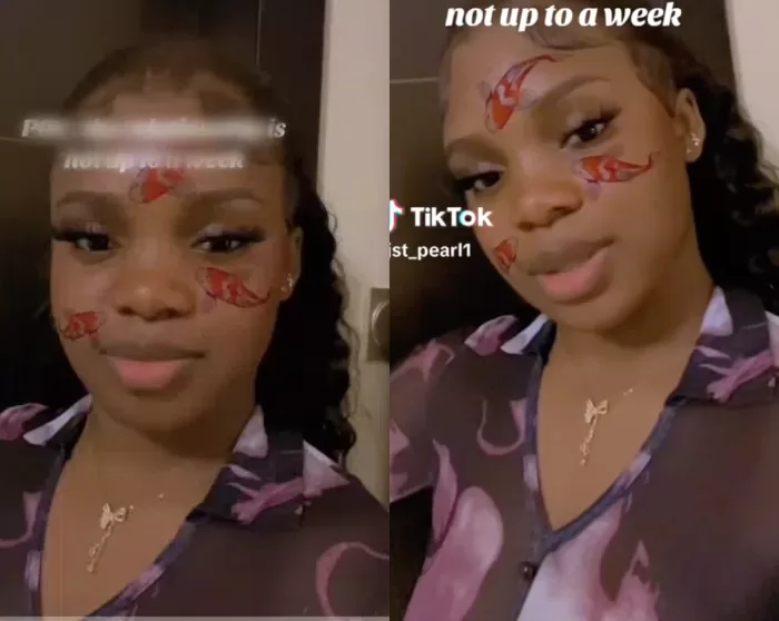 young Nigerian lady on Tiktok