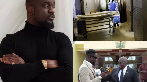 sarkodie reacts Mortuary Workers strike