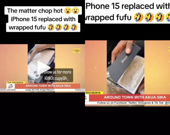 iphone 15 into fufu