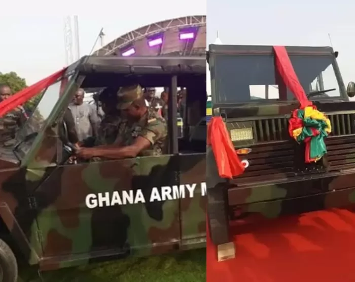 ghana army mini jeep