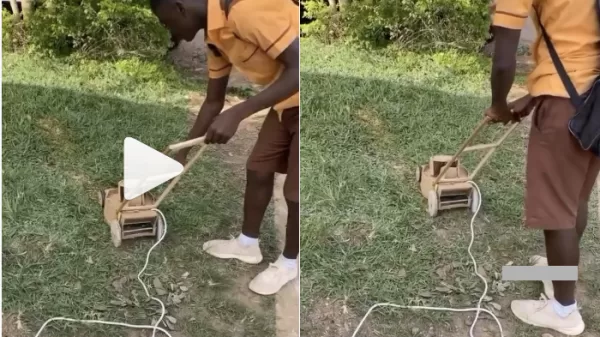 Ghanaian Student Creates Lawn Mower