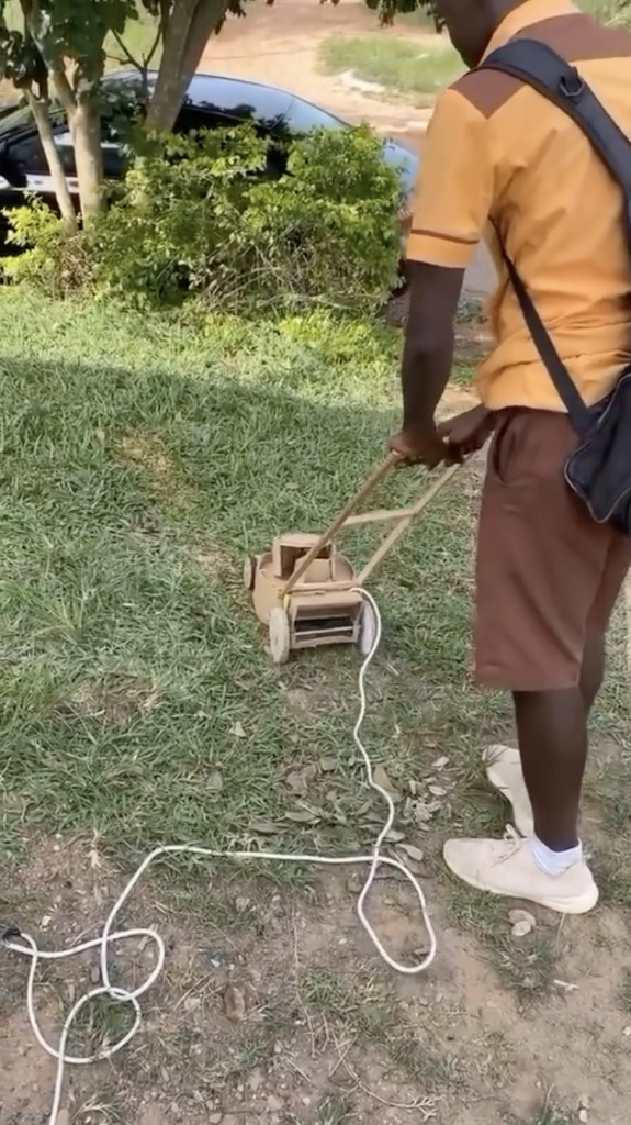 Ghanaian Student Creates Lawn Mower