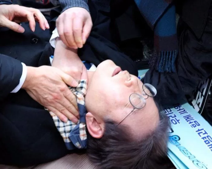 South Korea Opposition Leader Stabbed