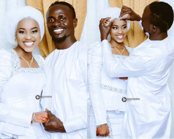 Photos As Sadio Mane Marries Long Time Girlfriend Aisha Tamba