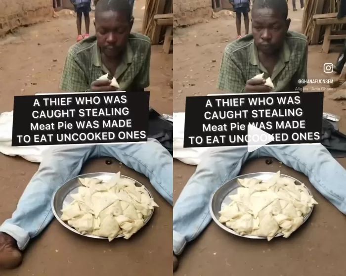Thief Caught Stealing Meat Pie