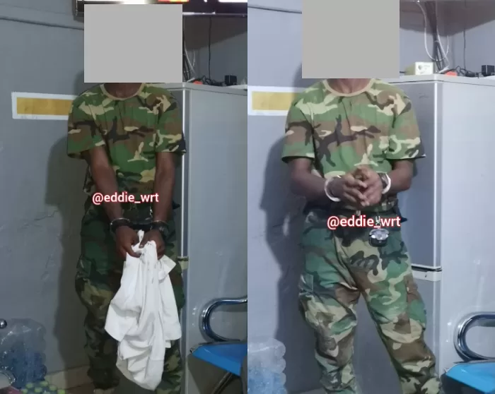 soldier arrested obuasi
