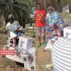 Oboy Siki celebrates Birthday at Cemetery