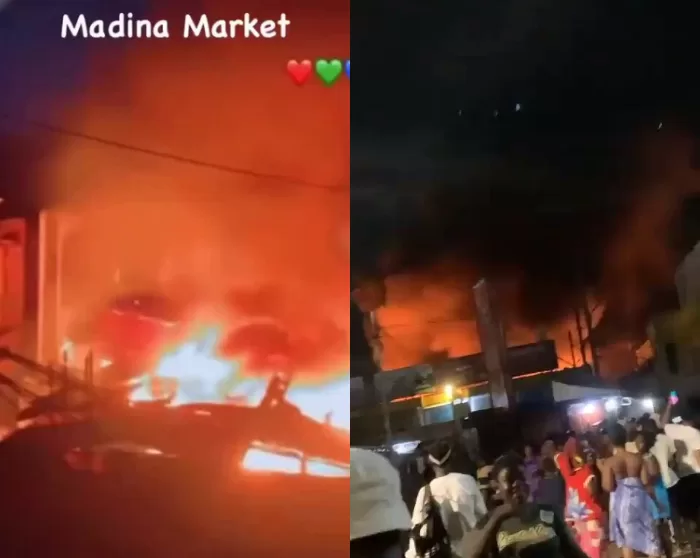 Madina Market fire