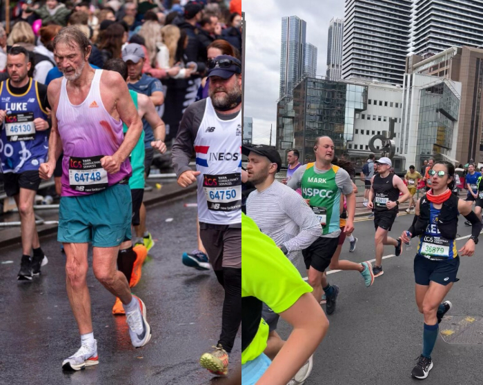 Sir Jim Ratcliffe runs london marathon
