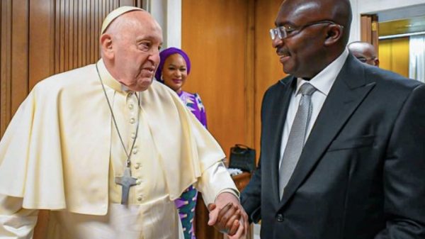 bawumia meets pope Francis