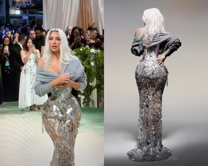 Kim Kardashian Met Gala Corset