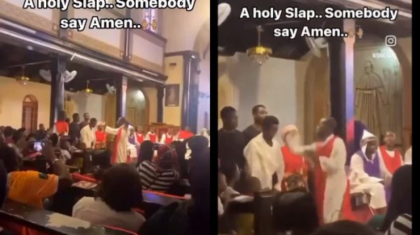 Pastor Slaps Church Member