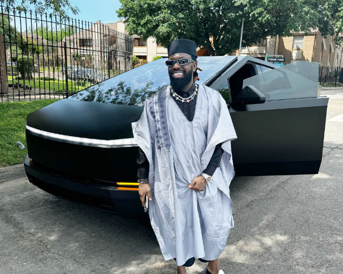 Nigerian Singer Timaya Acquires A Tesla Cybertruck (VIDEO)