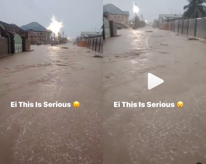 Tema Floods: Video Shown Part Of Golf City Flooded Goes Viral Online