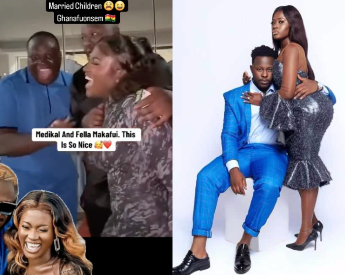 medikal and fella makafui back