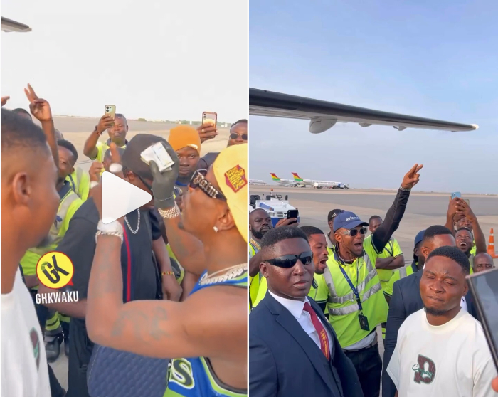 shatta wale dashed airport workers money