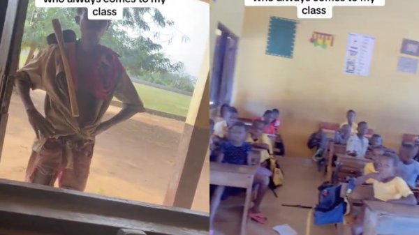 Ghanaian Teacher Stalked mad Man