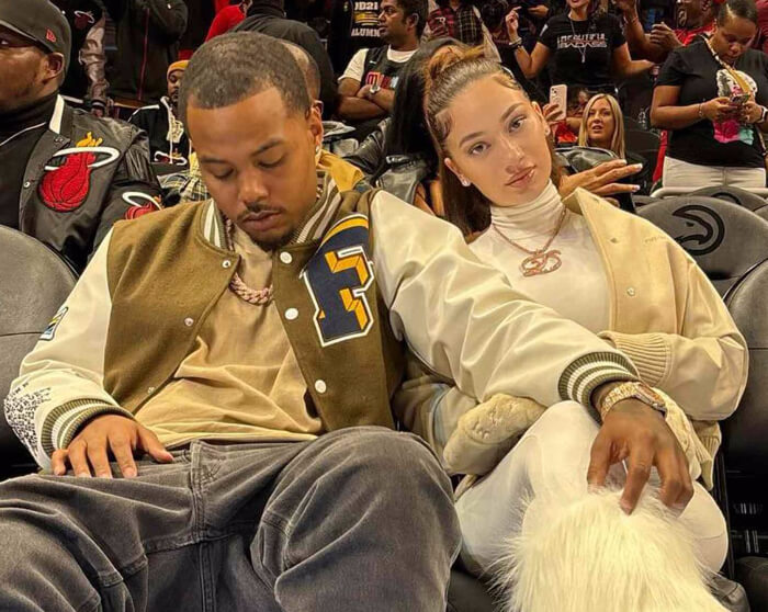 Bhad Bhabie boyfriend Le Vaughn Shot