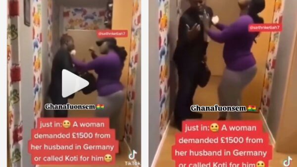 Ghanaian Woman in UK Abuses husband