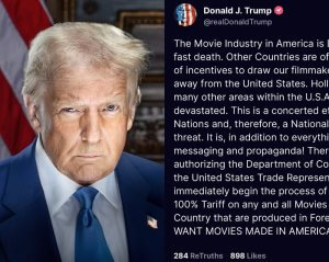 Trump foreign film tariff