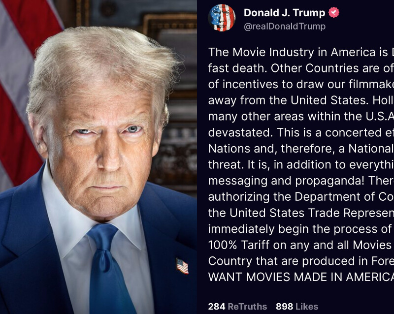 Trump foreign film tariff