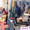 Paris street braiding khebab